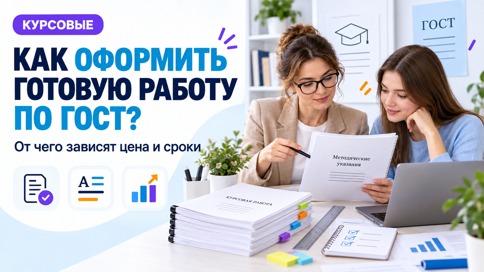 Оформление готовой работы по ГОСТ: сколько стоит и сколько времени занимает