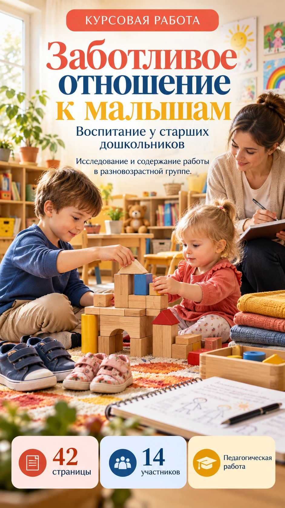 Превью материала «Воспитание у детей старшего дошкольного возраста заботливого отношения к малышам»