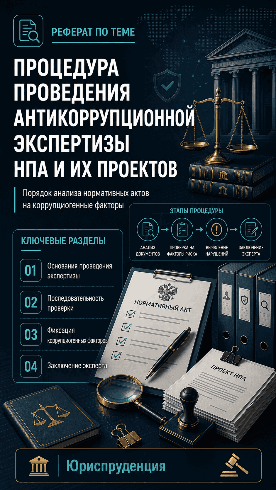 Превью материала «Процедура проведения антикоррупционной экспертизы НПА и их проектов»
