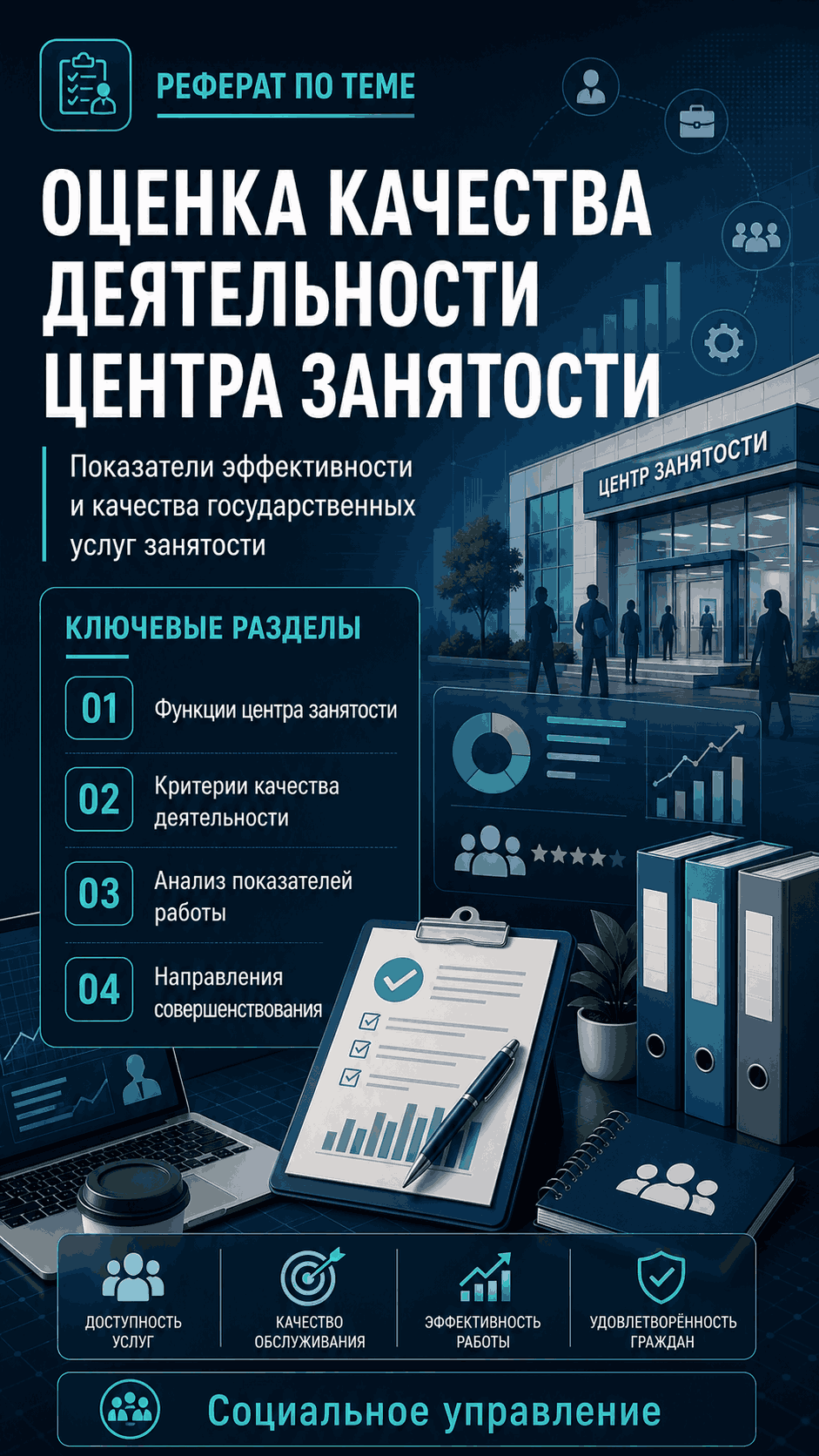Превью материала «Оценка качества деятельности Центра занятости»