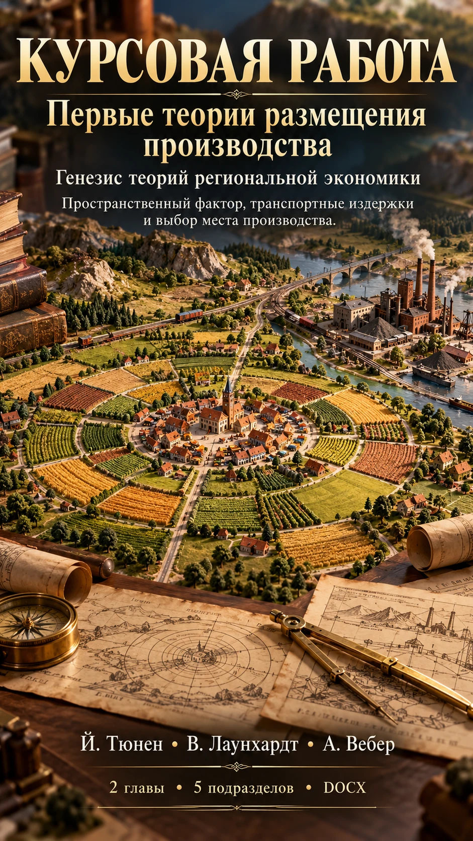 Превью материала «Генезис теорий региональной экономики. Первые теории размещения производства»
