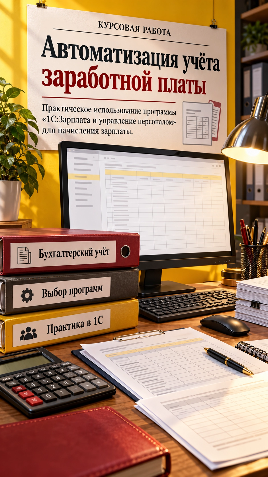 Превью материала «Заработная плата работников предприятия. Автоматизация учёта на предприятии»