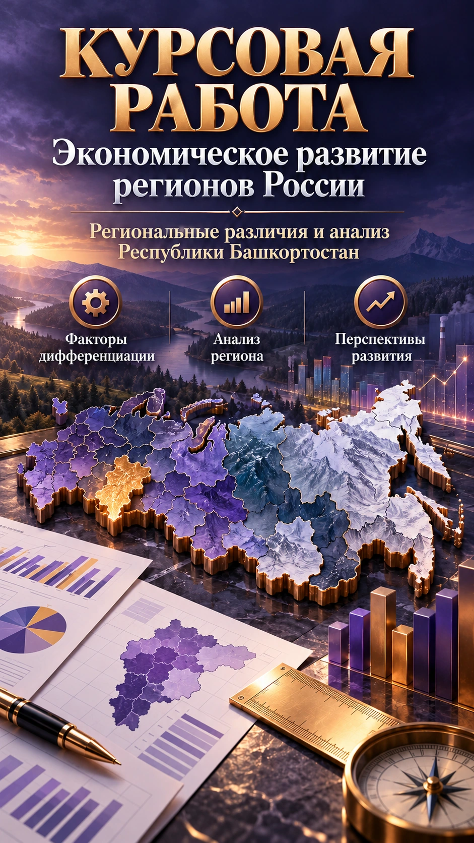 Превью материала «Дифференциация уровней экономического развития регионов Российской Федерации»